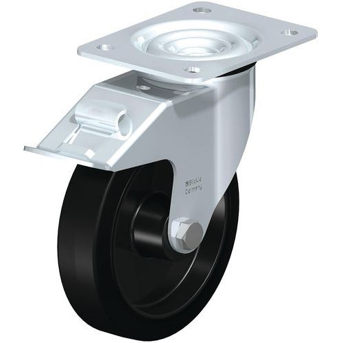 Roue Fortes Charges à Bandage Caoutchouc Le-poev 161r-fi