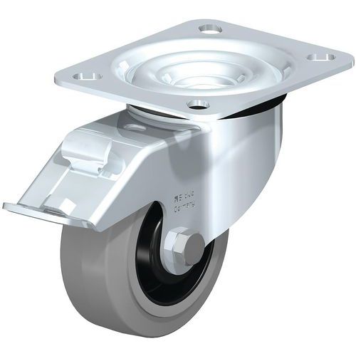 Roue Fortes Charges à Bandage Caoutchouc Le-poev 80r-fi-sg