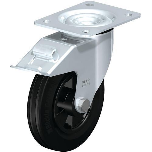 Roue à Bandage Caoutchouc Le-vpp 160r-fi