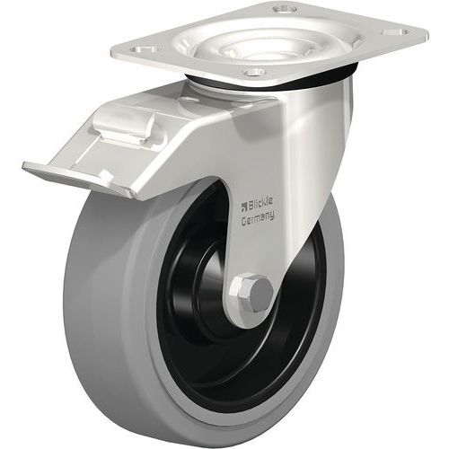 Roue Fortes Charges à Bandage Caoutchouc Lex-poev 125kd-fi-sg