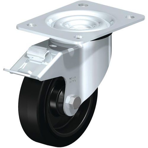 Roue Fortes Charges à Bandage Caoutchouc Lk-poev 125k-3-fi