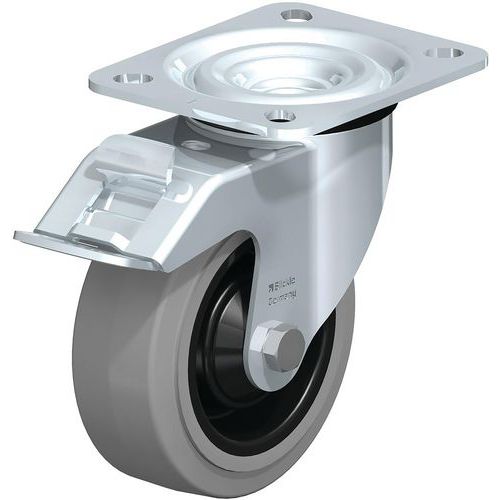 Roue Fortes Charges à Bandage Caoutchouc L-poev 100k-fi-sg