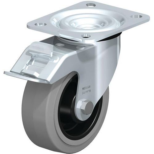 Roue Fortes Charges à Bandage Caoutchouc L-poev 100r-fi-sg