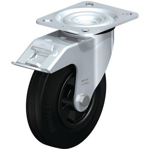 Roue à Bandage Caoutchouc Jante Synthétique L-vpp 125r-fi