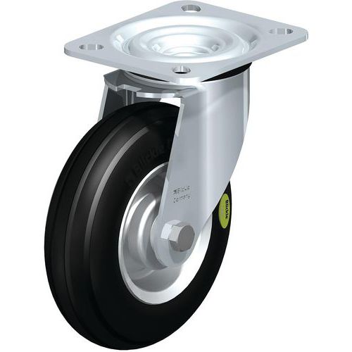 Roue à Bandage Caoutchouc Souple L-vw 125r