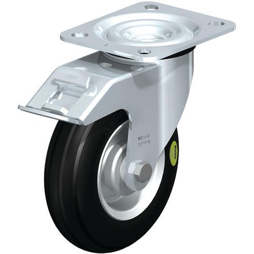 Roue à Bandage Caoutchouc Souple L-vw 125r-fi