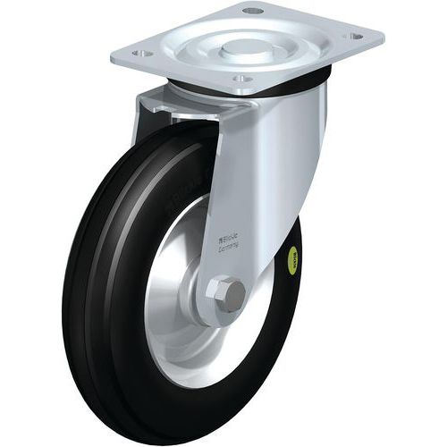 Roue à Bandage Caoutchouc Souple L-vw 202r