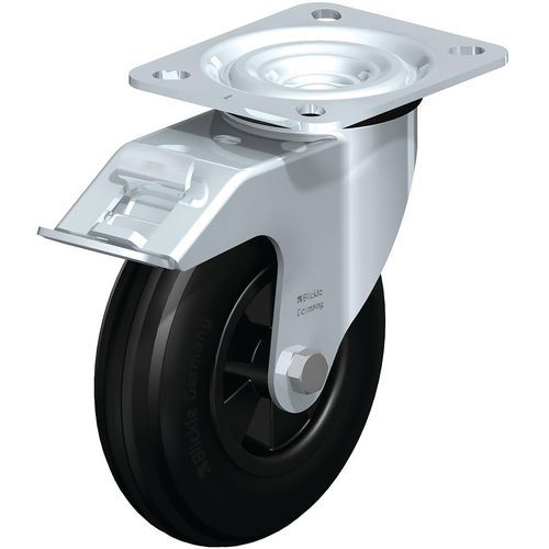 Roue à Bandage Caoutchouc Souple L-vwpp 125g-fi