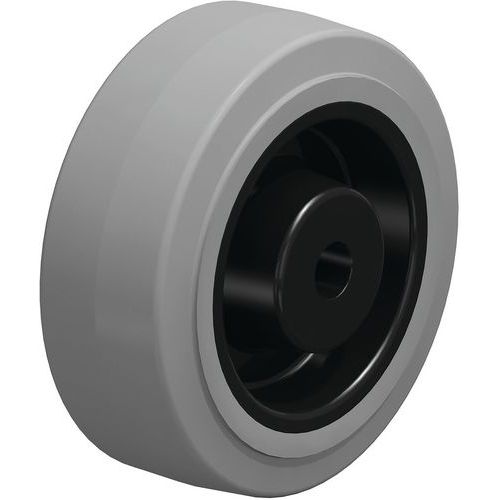 Roue Fortes Charges à Bandage Caoutchouc Poev 100_12r-sg