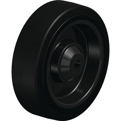 Roue Fortes Charges à Bandage Caoutchouc Poev 125_10kd