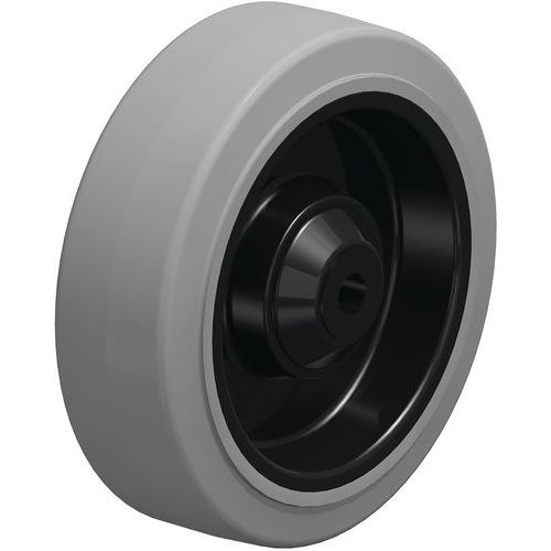 Roue Fortes Charges à Bandage Caoutchouc Poev 125_10k-sg