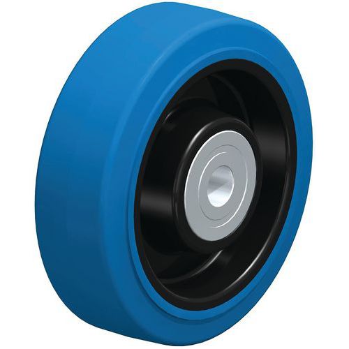 Roue Fortes Charges à Bandage Caoutchouc Poev 125_15k-sb