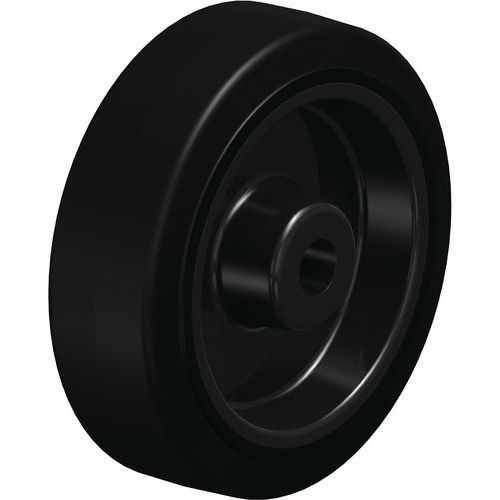 Roue Fortes Charges à Bandage Caoutchouc Poev 125_15r