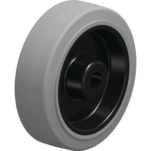 Roue Fortes Charges à Bandage Caoutchouc Poev 125_15r-sg