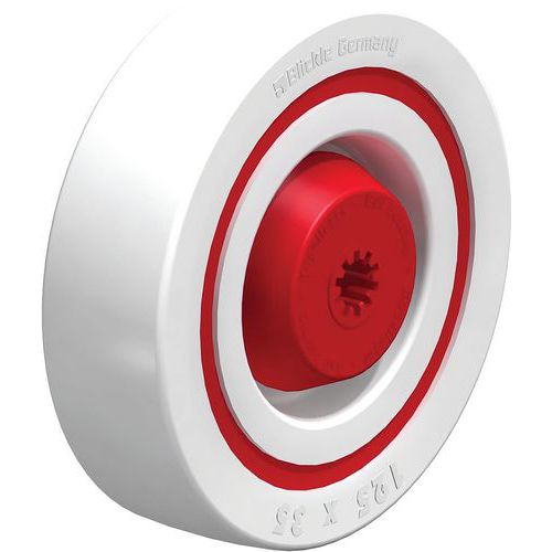 Roue Polyamide à Absorption De Bruit Pow 125_10k-fk