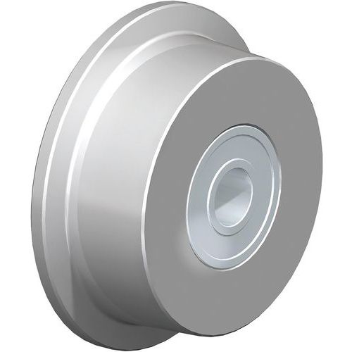 Roue à Boudin En Acier Plein Spkvs 125k