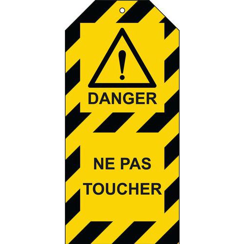 10 Etiquettes De Condamnation - Danger Ne Pas Toucher