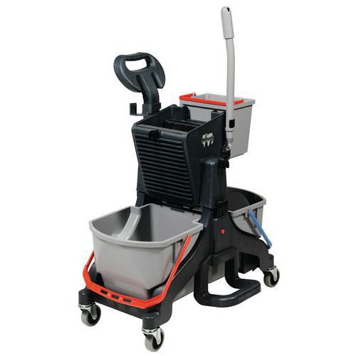 Chariot De Lavage 2x16l Presse Universelle Et Seau Pivotant