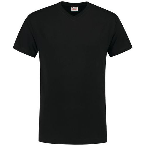 Tee-shirt Col V 101007 Black Xs