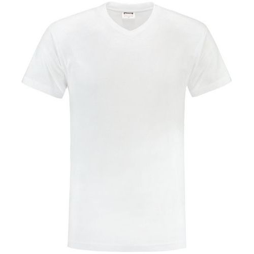 Tee-shirt Col V 101007 White Xxl