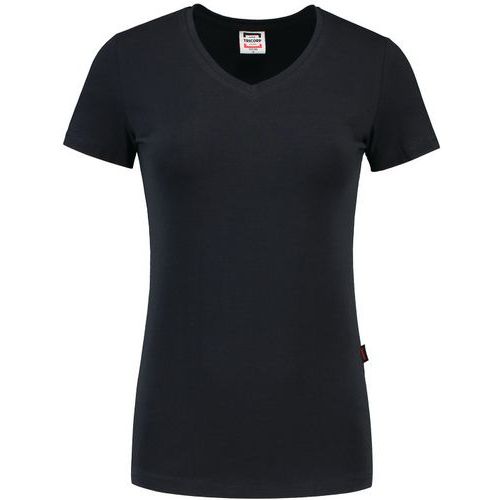 Tee-shirt Col V Fitted Femme 101008 Navy 3xl