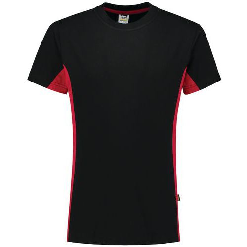 Tee-shirt Bicolor 102004 Black-red S - Unisexe