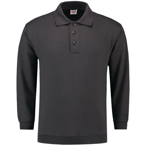 Sweat Col Polo Avec Bord 301005 Darkgrey 5xl
