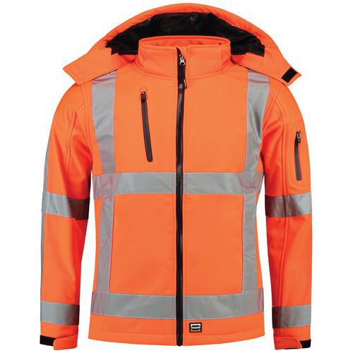 Blouson Softshell Norme Nl Rws 403003 Fluor Orange Xs
