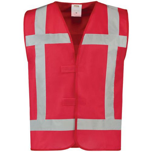 Gilet Réfléchissant 453014 Fluor Red Xl-xxl