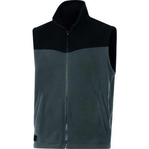Gilet Polaire Sans Manches -gilli Gris Foncé -noir Taille Xl