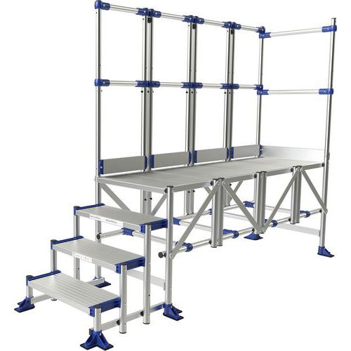 Meca Modul Plate-forme 4 Marches Lg 2m - 2 Gc