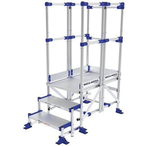 Meca Modul Plate-forme 3 Marches Lg 1m - 3 Gc