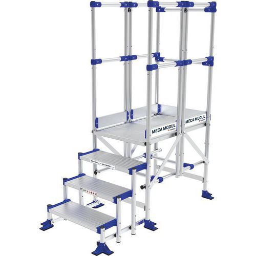 Meca Modul Plate-forme 4 Marches Lg 1m - 3 Gc