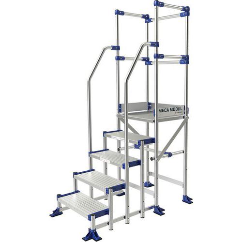 Meca Modul Plate-forme 5 Marches Lg 05m - 3 Gc - 2 Rampes
