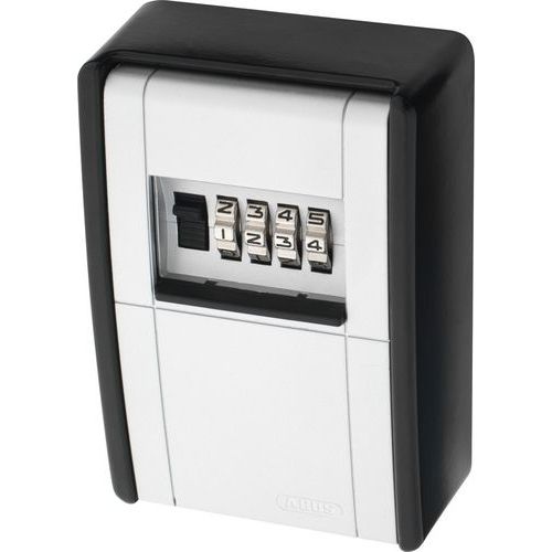 Abus - Coffre-fort à combinaison mural large - Acier gris/noir - 120x84x62mm - Sécurité renforcée