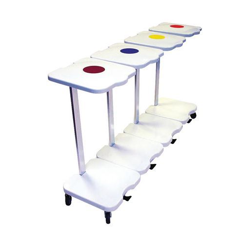 Sclessin Fonction Linge - Chariot à linge HygiStar 4 Sacs - Aluminium et Plastique - 8000 L - Non monté