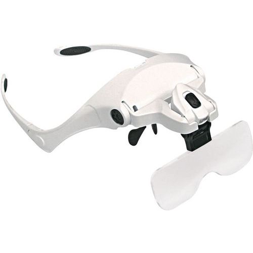 RUANI Lentille De Grossissement pour Lunettes 20X Clip-On Lentille D' agrandissement Portable Outil de Réparation pour Horloger pour Opérateur Artisanal Installation Facile
