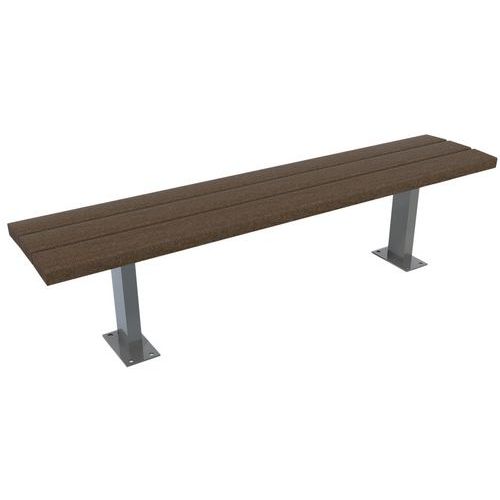 Banquette Bilbao Junior Primaire 150 Cm - Marron/gris