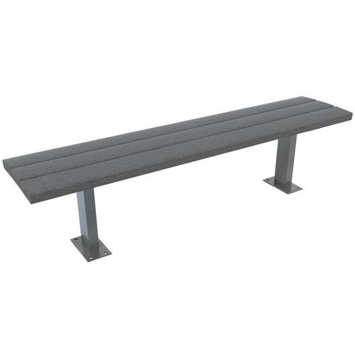 Banquette Bilbao Junior Primaire 150 Cm - Gris/gris