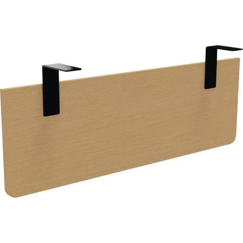 Voile De Fond Pour Bureau Largeur 120 Hêtre Equerre Noire