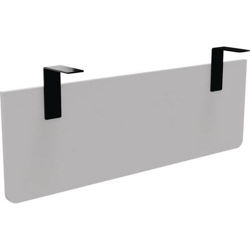 Voile De Fond Pour Bureau Largeur 120 Gris Equerre Noire