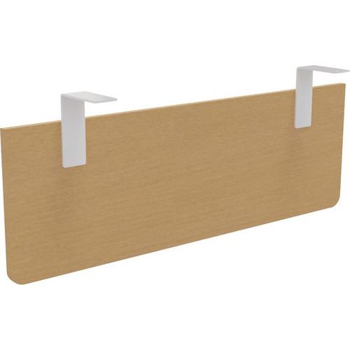 Voile De Fond Pour Bureau Largeur 120 Hêtre Equerre Blanche