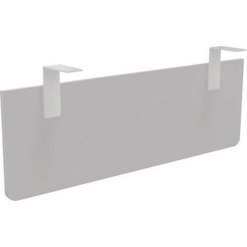 Voile De Fond Pour Bureau Largeur 120 Gris Equerre Blanche