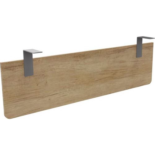 Voile De Fond P/ Bureau Largeur 140 Chêne Vieilli Equerre Alu