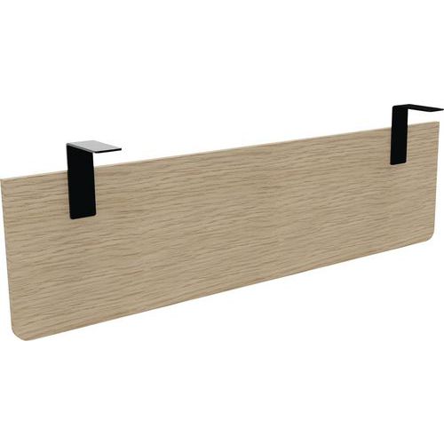 Voile De Fond Pour Bureau Largeur 140 Chêne Equerre Noire