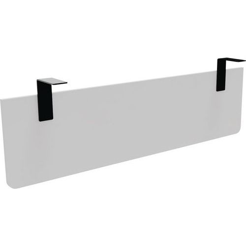 Voile De Fond Pour Bureau Largeur 140 Blanc Equerre Noire