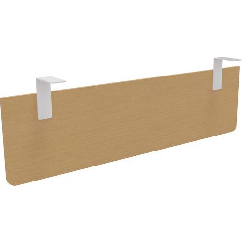 Voile De Fond Pour Bureau Largeur 140 Hêtre Equerre Blanche