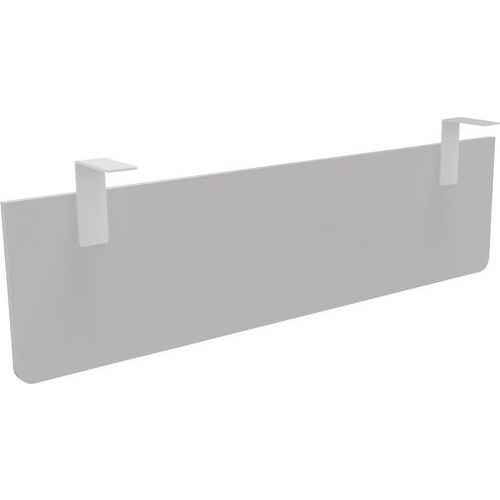 Voile De Fond Pour Bureau Largeur 140 Gris Equerre Blanche