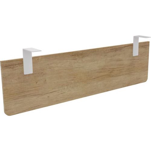 Voile De Fond P/ Bureau Largeur 140 Chêne Vieilli Equerre Blanche