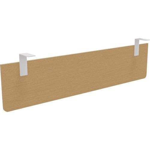 Voile De Fond Pour Bureau Largeur 160 Hêtre Equerre Blanche